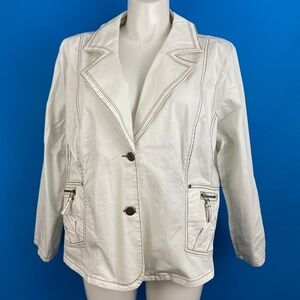 Motto  Tan Cotton Stretch  Canvas Basic Jacket